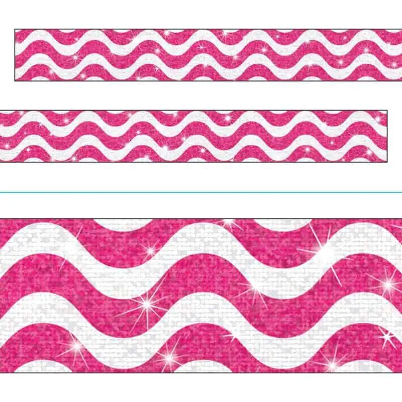 Wavy Pink Sparkle Plus Bolder Borders®