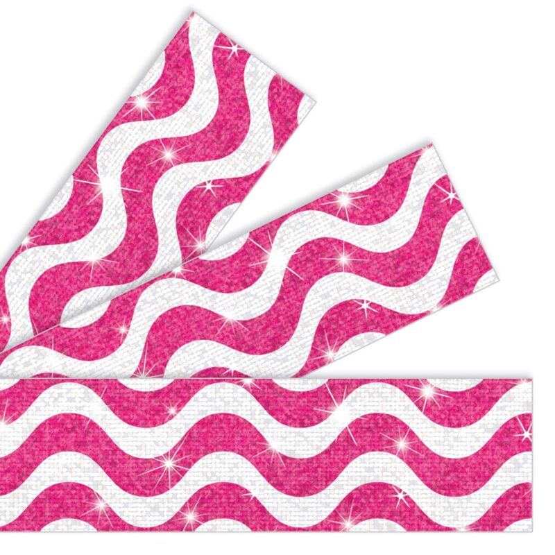 Wavy pink sparkle plus bolder borders®