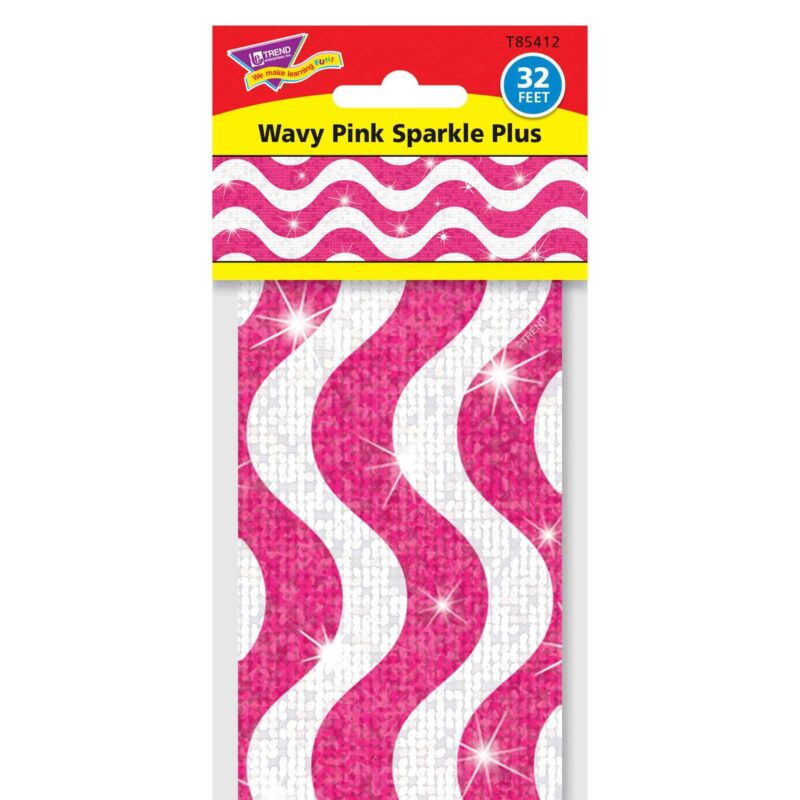 Wavy pink sparkle plus bolder borders®