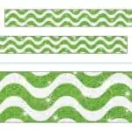 Wavy Lime Sparkle Plus Bolder Borders®