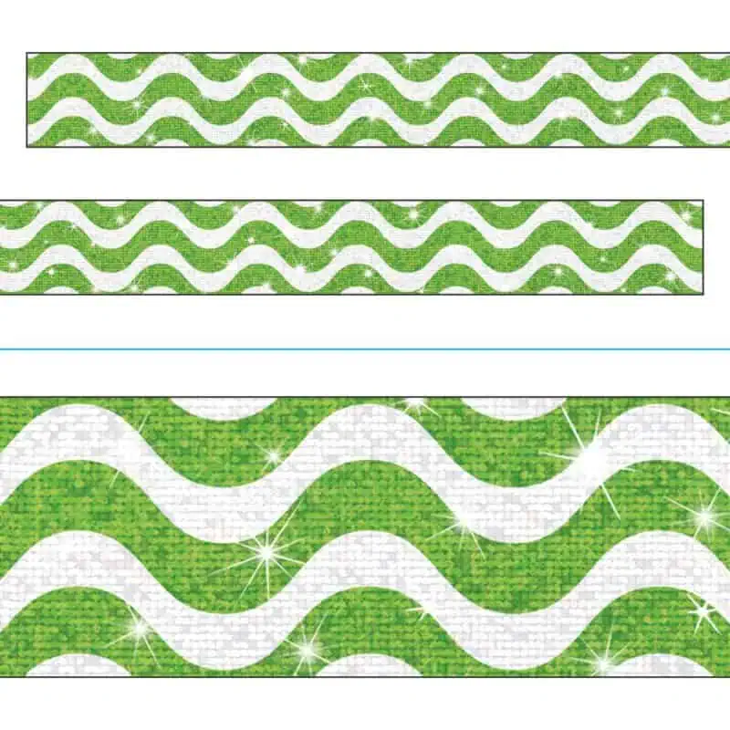 Wavy Lime Sparkle Plus Bolder Borders®