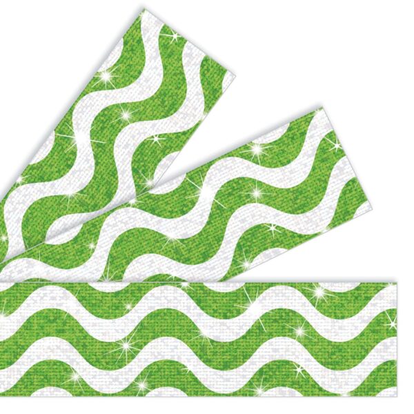 Wavy Lime Sparkle Plus Bolder Borders®