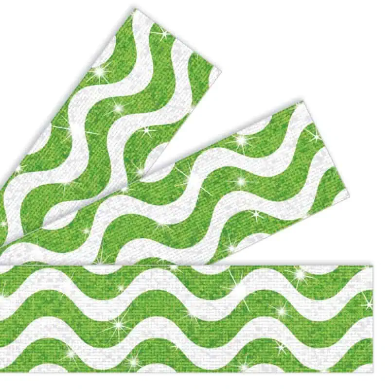 Wavy Lime Sparkle Plus Bolder Borders®