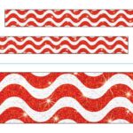 Wavy Red Sparkle Plus Bolder Borders®
