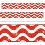 Wavy Red Sparkle Plus Bolder Borders®