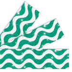 Wavy Teal Sparkle Plus Bolder Borders®