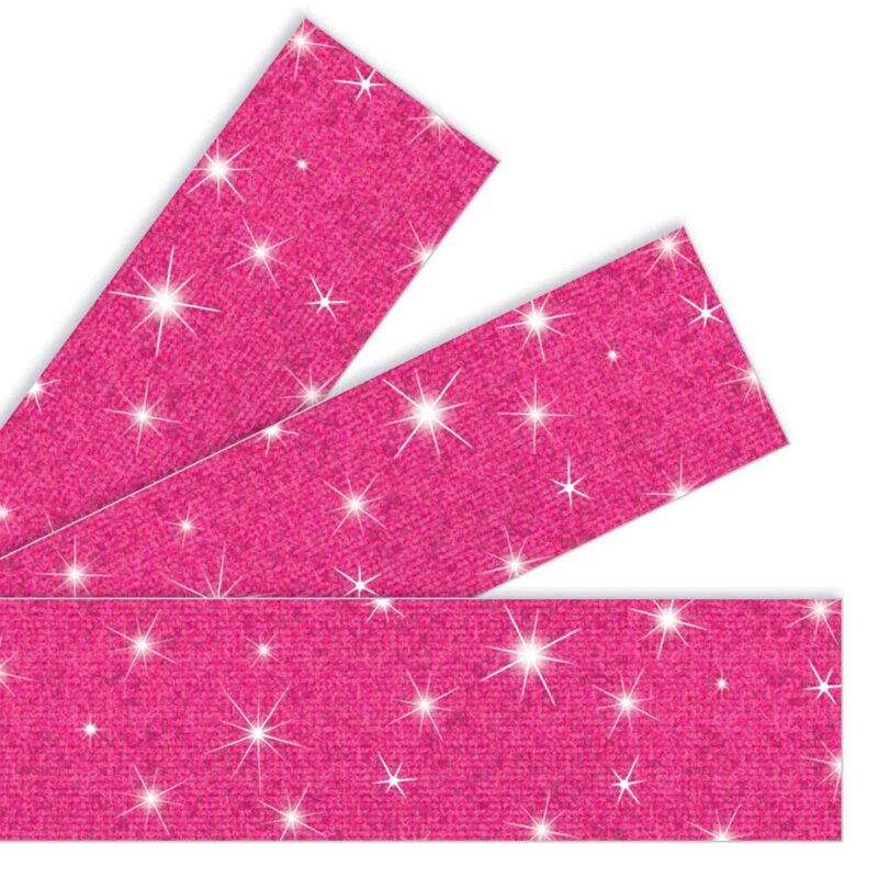 Hot pink sparkle bolder borders®