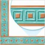 I ♥ Metal Copper Squares Bolder Borders®