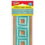 I ♥ Metal Copper Squares Bolder Borders®