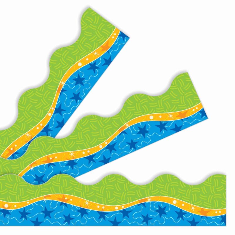 Blue pattern owl-stars! ® terrific trimmers®