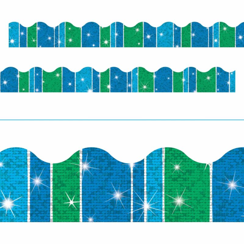 Stripe cool blue sparkle plus terrific trimmers®