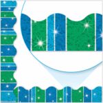 Stripe Cool Blue Sparkle Plus Terrific Trimmers®