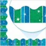 Stripe Cool Blue Sparkle Plus Terrific Trimmers®