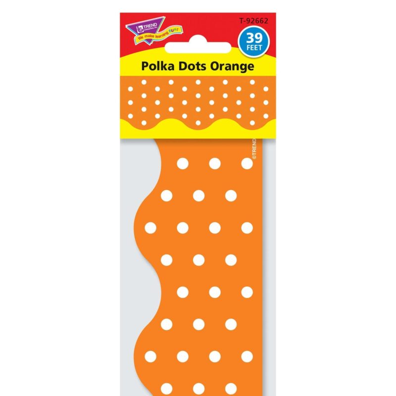 Polka dots orange terrific trimmers®