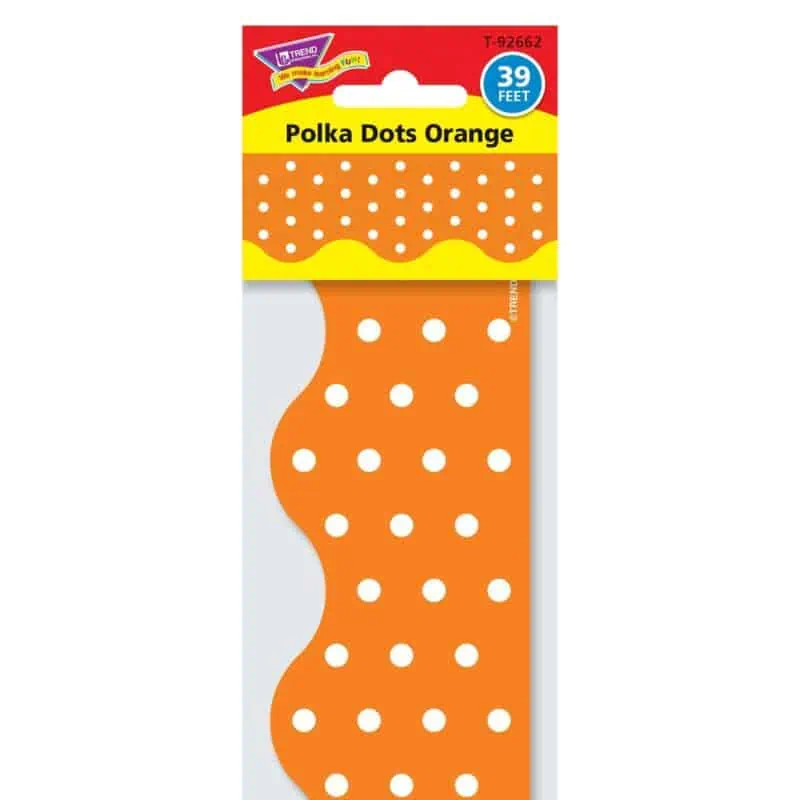 Polka Dots Orange Terrific Trimmers®