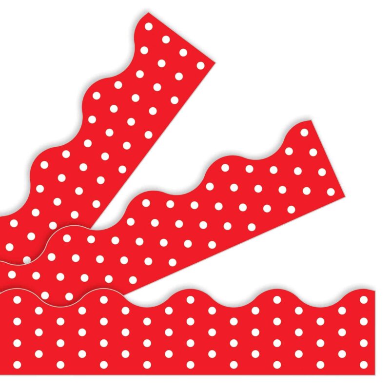 Polka dots red terrific trimmers®