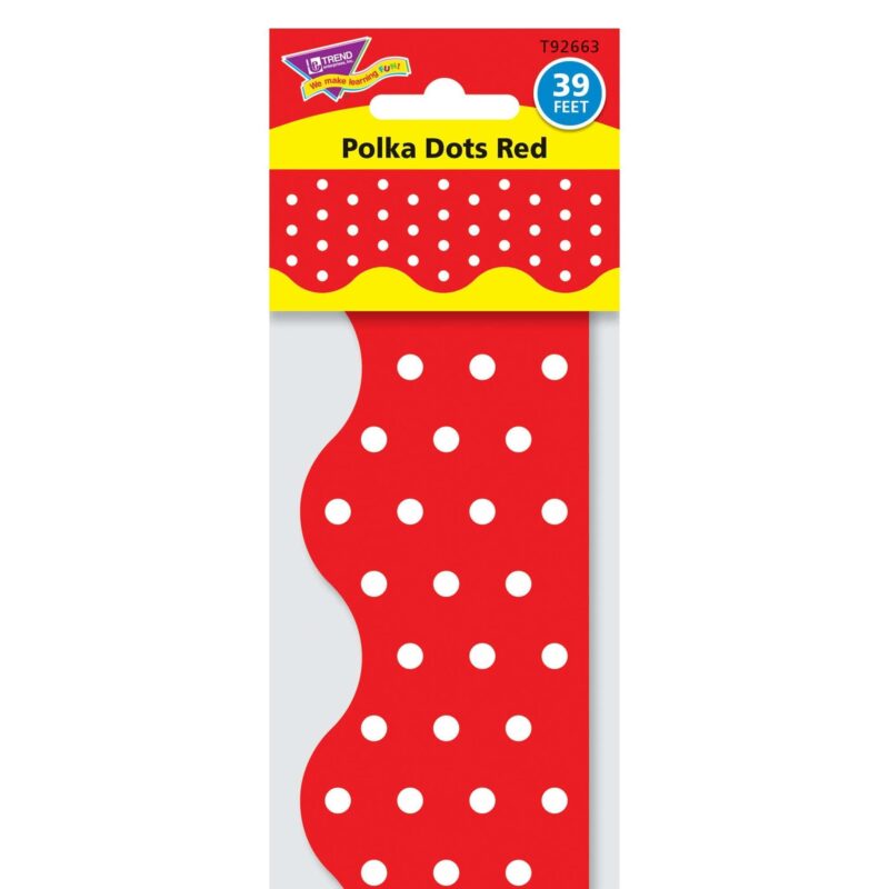 Polka dots red terrific trimmers®