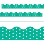 Polka Dots Teal Terrific Trimmers®