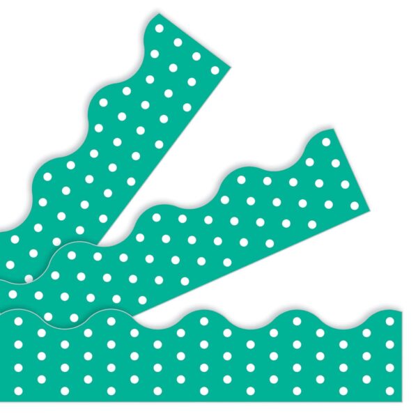 Polka Dots Teal Terrific Trimmers®