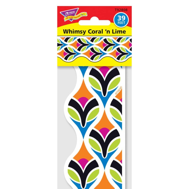 Whimsy coral 'n lime terrific trimmers®