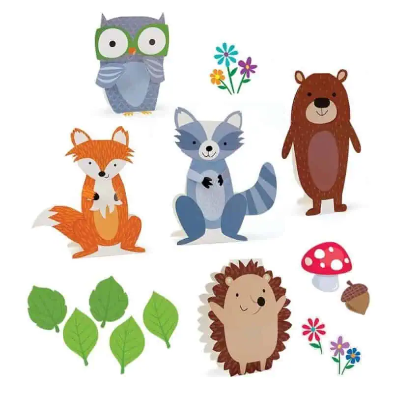 Stand-Up Woodland Friends Bulletin Board CTP-10204