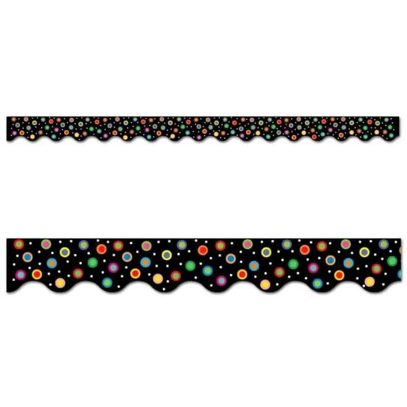 Dots on Black Border CTP-1932