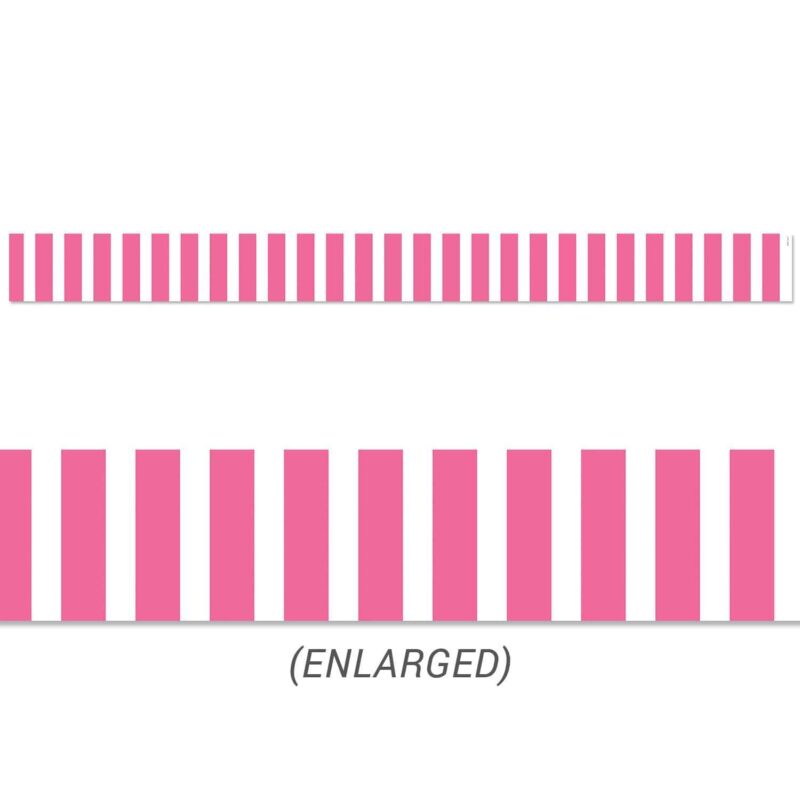Pink bold stripes border ctp-10071