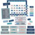 Calm Cool Calendar Set Bulletin Board CTP-8595