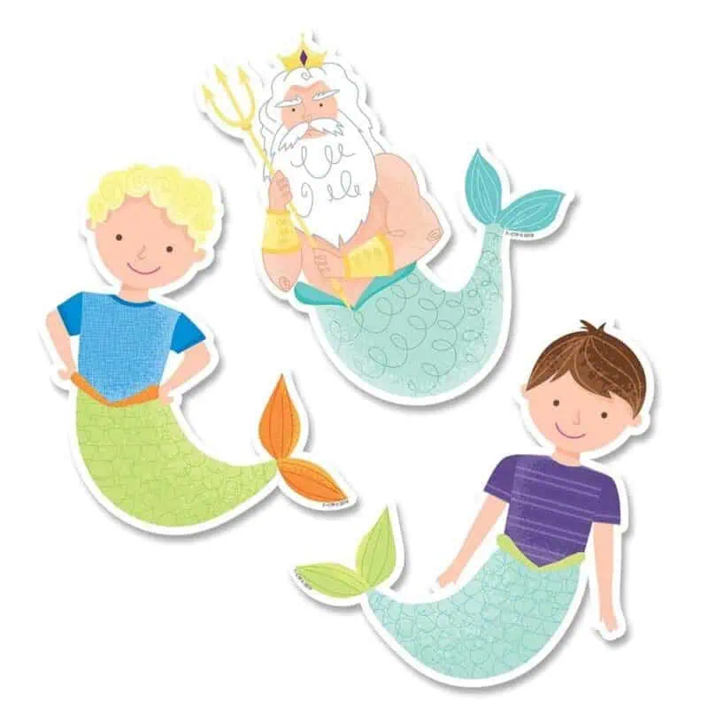 King neptune & friends 6" designer cut-outs ctp-8659