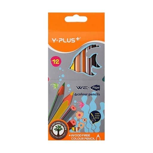 Y-Plus We fish Coloring pencils 12 colors