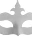 Diy half face crown paper paintable masks 20x30cm