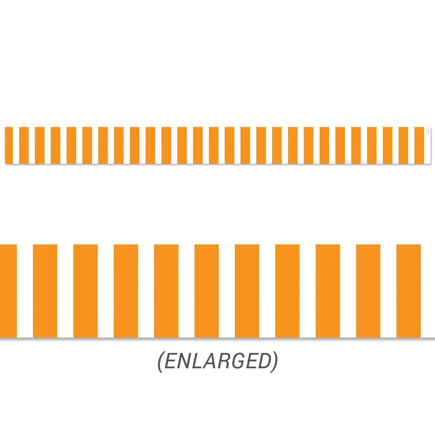 Orange bold stripes border ctp-10072