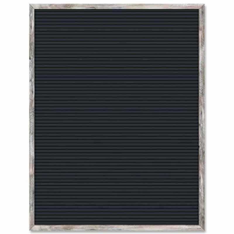 Black letter board blank chart ctp-8653