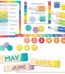 Painted palette calendar set ctp-4708