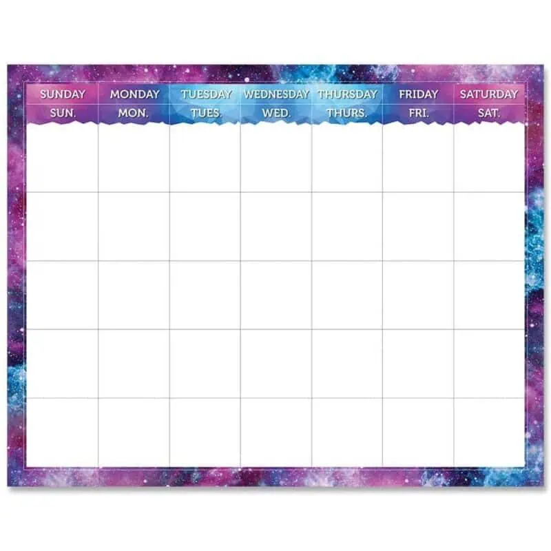 Mystical magical calendar chart ctp-8637