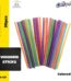Colored round wooden sticks - 30pcs