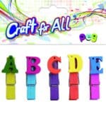 Wooden Letters Pegs 5pcs
