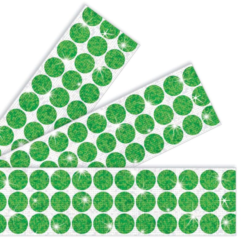 Big dots green bolder borders® – sparkle plus