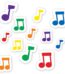 Music notes hot spots stickers ctp-7162