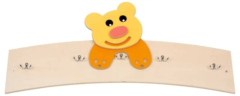 Teddy bear  wall hanger - 5 hangers