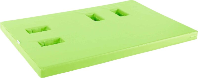Soft playground - mattress with sockets - left side