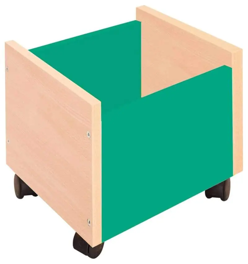 Container on wheels green