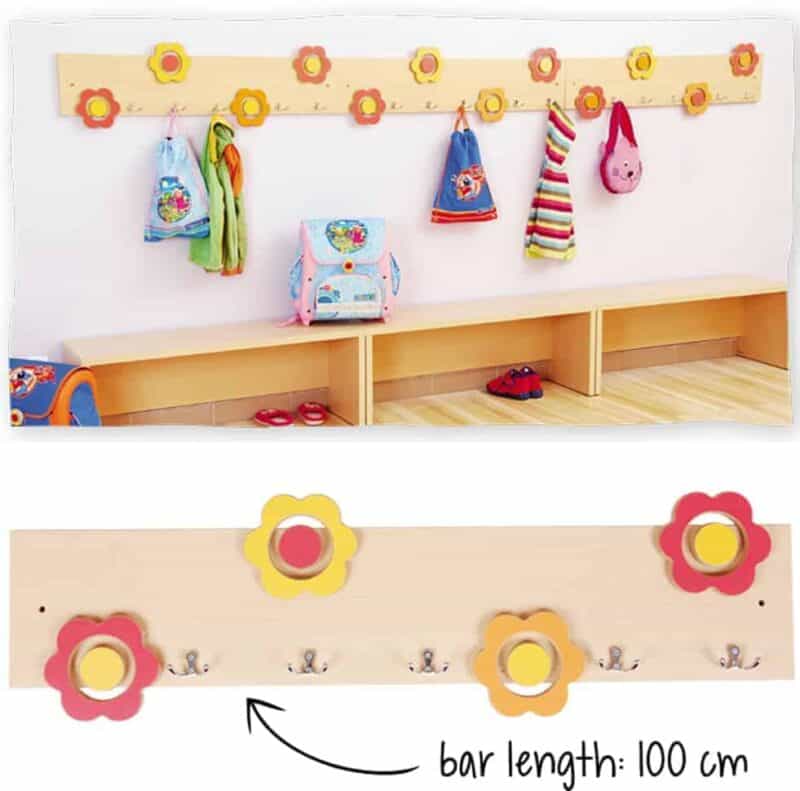 Flower  wall hanger - 5 hangers
