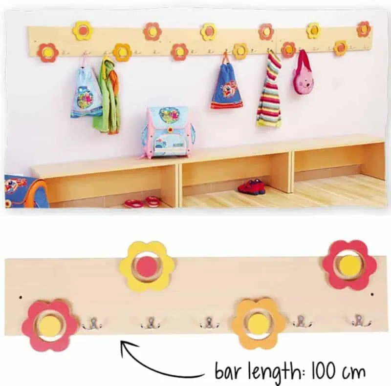 Flower  wall hanger - 5 hangers