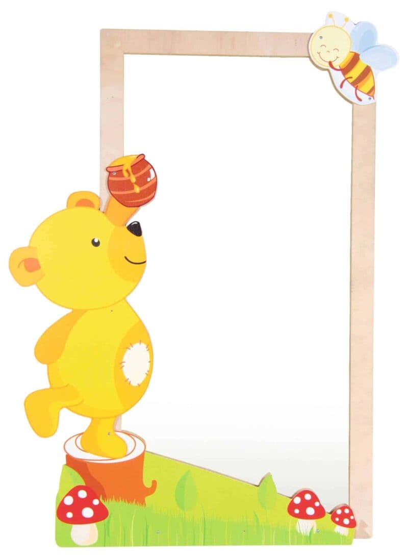 Bear with a bee 3 appliques: clearing, bear, bee
