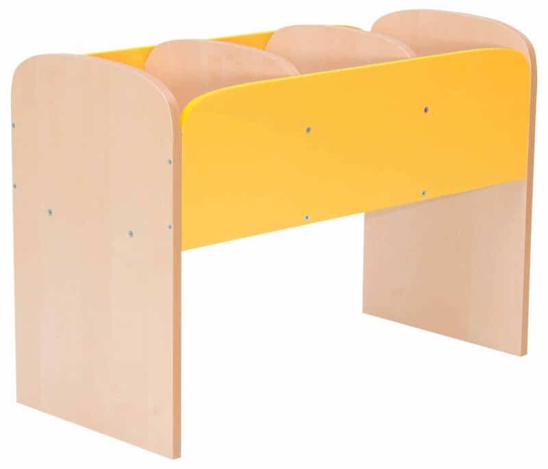 Premium standing bookcase - yellow