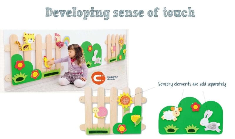 Meadow with magnets