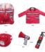 Fireman cosplay costume 3-6 years
