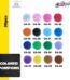Colored pompom 20 mm x 30 pcs
