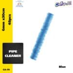 Pipe Cleaner - 0.6cm x 30cm x 48pcs - Blue